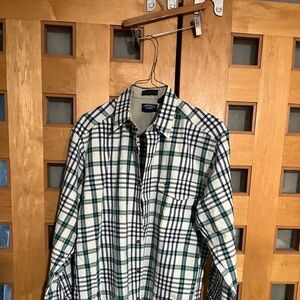 New Haven Classics Flannel/Poplin Chore Shirt, M